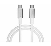 Callstel Câble de chargement USB-C / USB-C jusqu’à 100 W blanc - 1 m