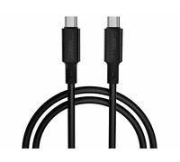 Câble de chargement USB-C / USB-C jusqu?à 100 W noir - 2 m