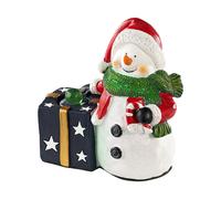 Callstel Décoration de Noël avec haut-parleur Bluetooth - Bonhomme de neige