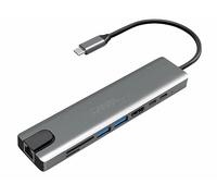 Callstel Hub USB-C avec 2 ports USB 3.0 / USB-C / HDMI / lecteur de cartes