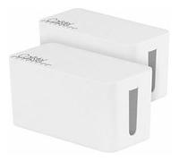 Callstel Lot de 2 boîtes de rangement pour multiprise - 23,5 cm