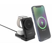 Callstel Station de chargement compatible MagSafe pour iPhone, Apple Watch et AirPods