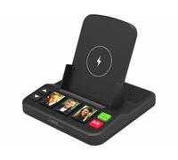 Callstel Station pour téléphone mobile avec fonction SOS, recharge à induction et numérotation rapide