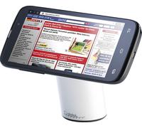 Callstel Support adhésif en aluminium pour smartphone - gris aluminium