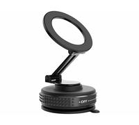 Callstel Support smartphone à ventouse magnétique en métal compatible MagSafe