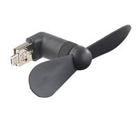Callstel Ventilateur USB + Micro USB pour PC et smartphone