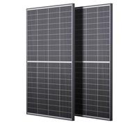 Callsun Panneau Solaire 200W, 12V N-Type Bifacial 16BB Panneaux Solaires Monocristallins,Modules PV Monocristallins, Idéal pour les Camping-cars, les Bateaux, les Toits, les Installations Hors Réseau