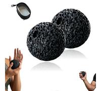 Callus Ball for Hand Conditioning-Pro Grip Skin Care Tool for Rock Climbing, Weightlifting&Gymnastics-Prevent Rips&Tears-High-Traction Surface for Toughening Skin-Hand Buffer for Home, Gym (Black,3CM)