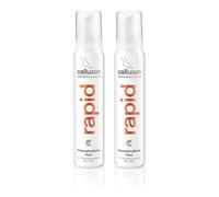 Callusan Soin des pieds Mousse crème Rapid 2 x 125 ml - Mousse nourrissante pour champignon des pieds - Soin hydratant avec 5 % d'urée pour les peaux sujettes aux champignons cutanés
