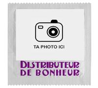 CALLVIN Distributeur de bonheur | Préservatifs Personnalisables | 5 Préservatifs Pré customisé | Personnalisations Amusante et Totale | Idée de Cadeau Drôle | En Latex Fin et Résistant