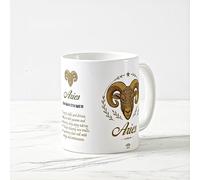 Callvin HOROSCUP - English version - Interactive Horoscope Mug | NFC Zodiac Cup | Daily Astrology Gift - Aries - Made in France