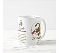 Callvin HOROSCUP - English version - Interactive Horoscope Mug | NFC Zodiac Cup | Daily Astrology Gift - Scorpio - Made in France