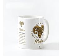 Callvin HOROSCUP - Version française - Mug Interactif Horoscope Quotidien | Tasse NFC | Cadeau Zodiaque - Bélier - Made in France