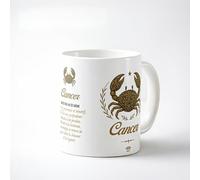 Callvin HOROSCUP - Version française - Mug Interactif Horoscope Quotidien | Tasse NFC | Cadeau Zodiaque - Cancer - Made in France