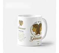 Callvin HOROSCUP - Version française - Mug Interactif Horoscope Quotidien | Tasse NFC | Cadeau Zodiaque - Gémeaux - Made in France