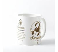 Callvin HOROSCUP - Version française - Mug Interactif Horoscope Quotidien | Tasse NFC | Cadeau Zodiaque - Scorpion - Made in France