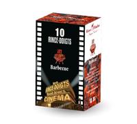 CALLVIN | Les Doigts au Cinema | Rince-Doigts Barbecue Humour | Boîte de 10 Rince-Doigts Humoristiques Inspirées du Cinéma | Idéal pour les Amoureux du BBQ et les Fans de Films Cultes