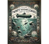 Callvin [Magni'Fix] Tableau Personnalisé en Aluminium | JULES VERNE - SOUS LES MERS (moyen format) | Déco Murale Unique & Cadeau Original (21 x 30cm)