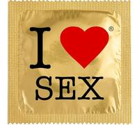 CALLVIN | Préservatifs Humoristique | Idée Cadeau Amusant avec Message Drôle | Cadeaux Couples | Préservatif Original | BEST 1 (I Love Sex)