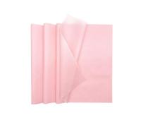 CALLYSONIC Lot de 38 feuilles de papier transparent - 30 x 25 cm - Rose - Papier transparent coloré - Pour lanternes - Papier transparent coloré - Papier cadeau - Bricolage - Origami