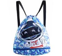 CALLYSONIC Sac à dos de natation pour enfant avec cordon de serrage - 36 × 40 cm - Sac de natation étanche pour garçons et filles - Avec compartiment humide et sèche-linge pour ranger les chaussures
