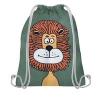 CALLYSONIC Sac de gym pour fille - Sac de gym pour garçon - Léger et robuste - Sac de sport pour garçon - Sac à dos de sport pour enfant - Sac de natation - Motif lion mignon - Pour le sport, l'école