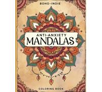 Calm & Color: Easy Mandala Anti-Anxiety Coloring Book for Mindful Relaxation: Relaxing Mandala Designs for Adults and Seniors I Anti-Anxiety Art Therapy with Large Print Patterns