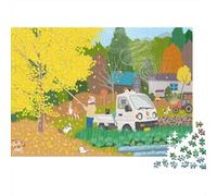 Calm Countryside Puzzles 1000 Pièces Papier Recy omic Style Adult Jigsaws Développe l'Intelligence des Garçons et Filles Éducatif Jeu pour Family 52x38cm/1000pcs