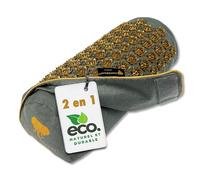 CALM ELEPHANT ORIGINAL Coussin Acupression 2-en-1 avec Fonction Chauffante, Soutien Genoux et Nuque, Sarrasin, Pointes Amovibles, Coussin Ergonomique pour Confort et Relaxation, Gris