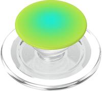 Calm Healing Joy Aura Gradient Blue Green Yellow PopSockets PopGrip pour MagSafe