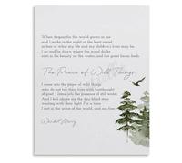 Calm Mind Poster Wild Nature Peaceful Scene Chart | Relaxing Print Showing Heron Drake and Quiet Water Moments(Framed,12x18inch(30x45cm))