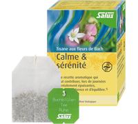 Calm & Serenity Herbal Tea With Bach Flowers Ab-Lemon Balm,Passionflower And Floral Elixirs-Relaxation,Relaxation-15 Sachets