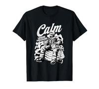 Calm Under Fire Pressure Cadeau Pompier Pompier Pompier T-Shirt Graphique avec Valeur