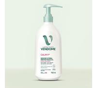Calm V+ - Douche Hydra-Protectrice 0% - Gel Douche Sans Savon - Nettoie, Apaise & Hydrate - Enrichi En Aloe Vera - Sans Sulfate, Colorant Ni Parfum - Peaux Sensibles - 750ml
