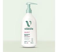 Calm V+ - Gel Douche Famille - Dès La Naissance - Haute Tolérance - Nettoie En Douceur & Hydrate - Enrichi En Aloe Vera - Formule Hypoallergénique - Peaux Sensibles - 750ml