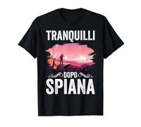 Calme Après Spiana Montagne Randonnée Ironique T-Shirt