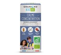 Granions - Complément alimentaire Kid Bio Calme & Concentration - Mélisse & Coquelicot - 125 ml