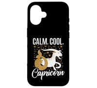 Calme Cool Capricorne Coque pour iPhone 16