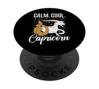 Calme Cool Capricorne PopSockets PopGrip Adhésif