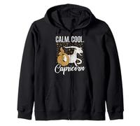 Calme Cool Capricorne Sweat à Capuche