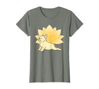 Calme Frenchie Yoga Yoga Lotus Mandala Bouledogue Français T-Shirt