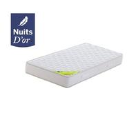 Calme Nuit Matelas 100x200 Densité 35 Kg/m3 - Hauteur 21 Cm - Soutien Souple - Orthopédique Nuits d'Or