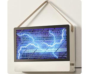 Calme Spectre Hybride Lampe Anti Moustique Interieur,Attrape et Tue Mouche, Electrique, Piege, Anti Guepe Moucherons Insectes, avec 2 Ampoules De Rechange