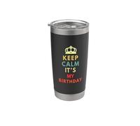 Calme-toi, c'est mon anniversaire Gobelet isotherme en acier inoxydable double paroi