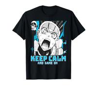 Calme Toi Pendant Que Tu Joues Style Manga Colère T-Shirt