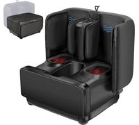 CALMENTA® Appareil de massage des pieds et des jambes - Shiatsu - Massage par compression - Appareil de circulation sanguine - Circulation sanguine