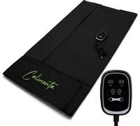 CALMENTA® Couverture de sauna infrarouge - Contre le soulagement de la douleur - Fibromyalgie - Couverture chauffante - Couverture infrarouge électrique - Thérapie infrarouge - Couverture antirhumatis