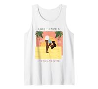 Calmez l'esprit et l'âme parlera (Graphique de Yoga) Débardeur