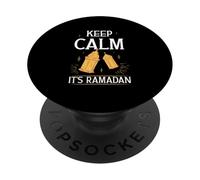 Calmez-Vous C'est Le Ramadan Musulman Kareem Mubarak Aïd PopSockets PopGrip Adhésif