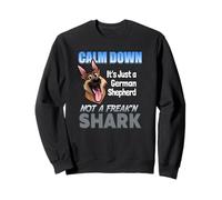 Calmez-vous, c'est un berger allemand, pas un requin freakin Sweatshirt